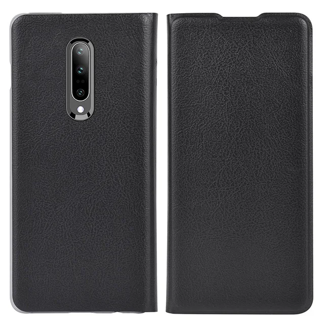 Black Чехол-книжка для телефона с бумажником для OnePlus 7 Pro 6T 6 5 T 5 T One Plus 7Pro 1 1+ 7 OnePlus7 OnePlus7Pro OnePlus6 OnePlus5 Seven Six - Цвет: Black