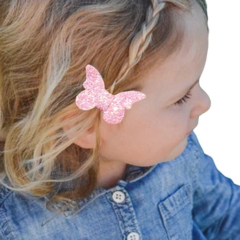 

Shiny Sequin Bowknot Hair Clip 2019 Baby Accessories Cute Kids Girls Baby Glitter Hair Bow Hairpin Sequin Headwear Photo Props
