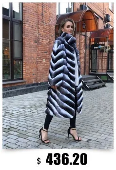 Tatyana Furclub новое пальто из натурального кроличьего меха Толстая теплая Модная Меховая куртка для женщин Зимняя одежда длинная верхняя одежда из натурального кроличьего меха
