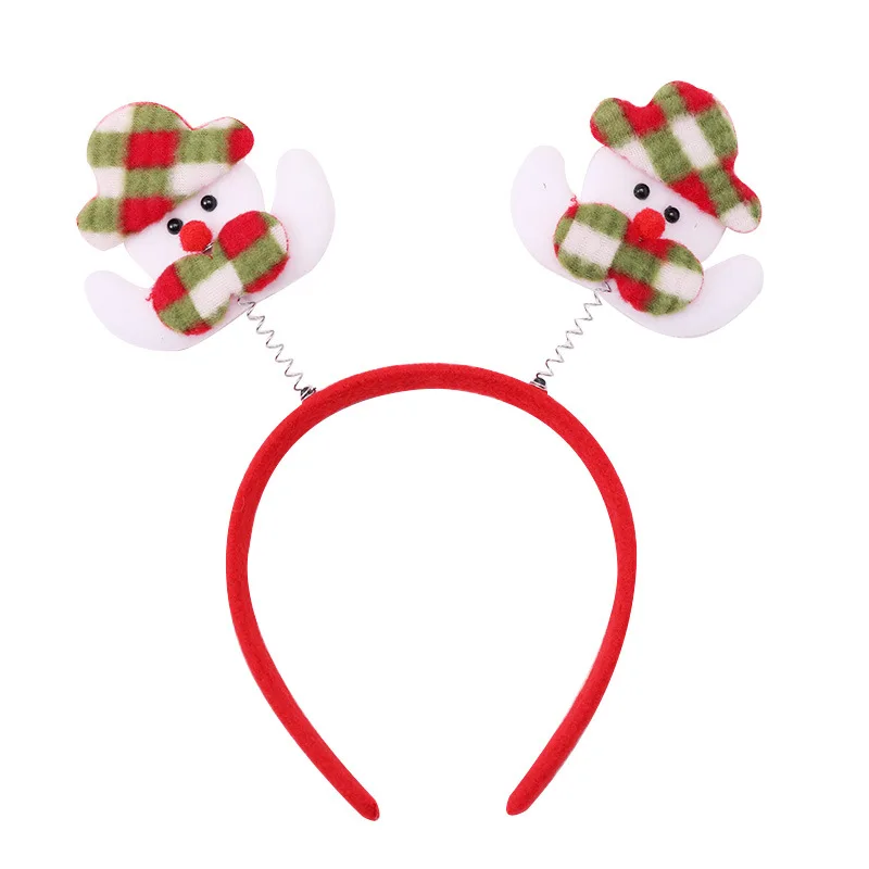 Xugar аксессуары для волос на Рождество повязки для волос для женщин девочек мультфильм Санта Клаус Снеговик рога дерево блесток оголовье новая мода