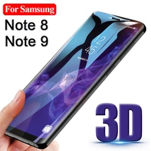 3D изогнутое закаленное стекло для samsung Note 9 8 Защитная пленка для экрана Glas на Galaxy Not 9 8 Note9 Note8 защитная пленка