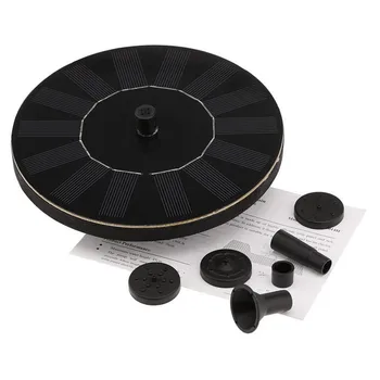 

Solar-power Fountain Brushless Pump Plants Watering Kit With Monocrystalline Solar Panel For Bird Bath Garden Pond Universal