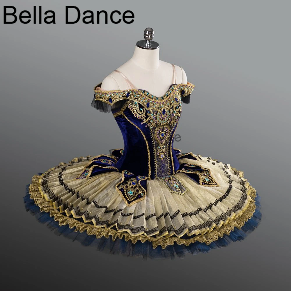 Black Gold Professional Classical Ballet Tutus Costumes Competition Ballerina Tutu YAGP Gorgeous Tutus BT9104