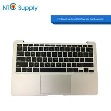 NTC Supply For MacBook Air A1370 2010-2012 Year Topcase Full Assembly topcase+keyboard+touchpad w/ speaker Tested Working