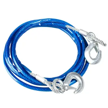 

4 Meter 5 Ton Strong Car Pull Rope Car Towing Rope High Quality Car Tow Rope Tow Thicken Tow Strap Winch Rope Self Rescue Wire