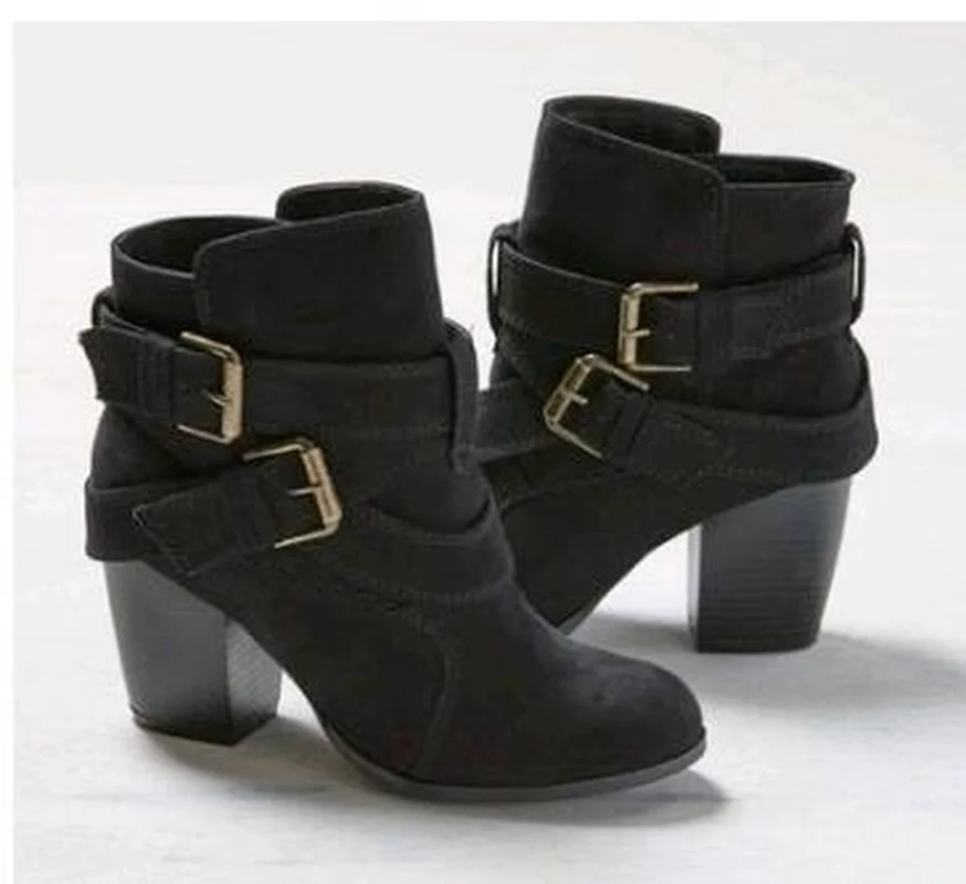 High Heel Ankle Boots 1