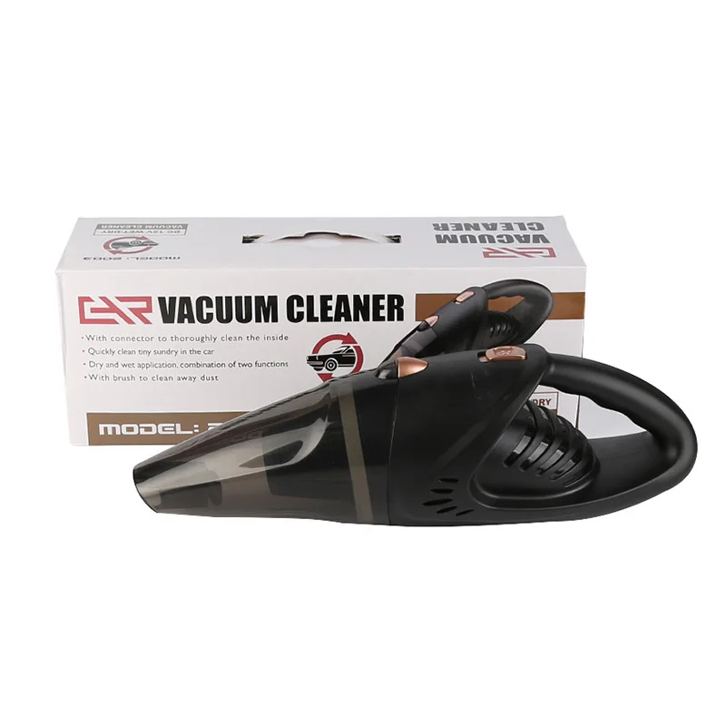 Car Vacuum Cleaner Kit High Powered 12v Handheld Wet and Dry Portable Strong Suction 120w Automotive Carpet Dust Catcher
