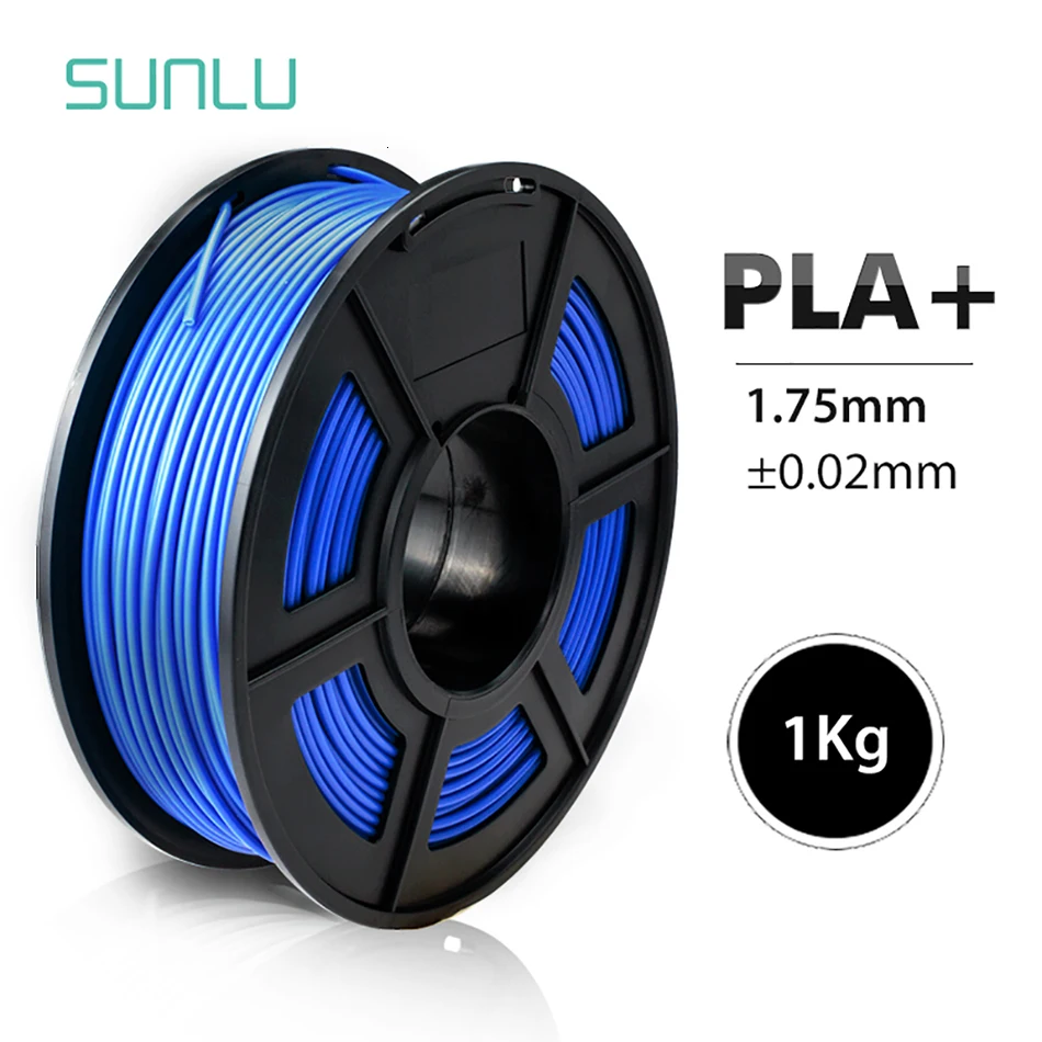 

SUNLU 3D Printer PLA Plus 1KG Dimension Accuracy +/-0.02mm Filament PLA Plus 1.75 mm For 3d Printer Supplies Extruder
