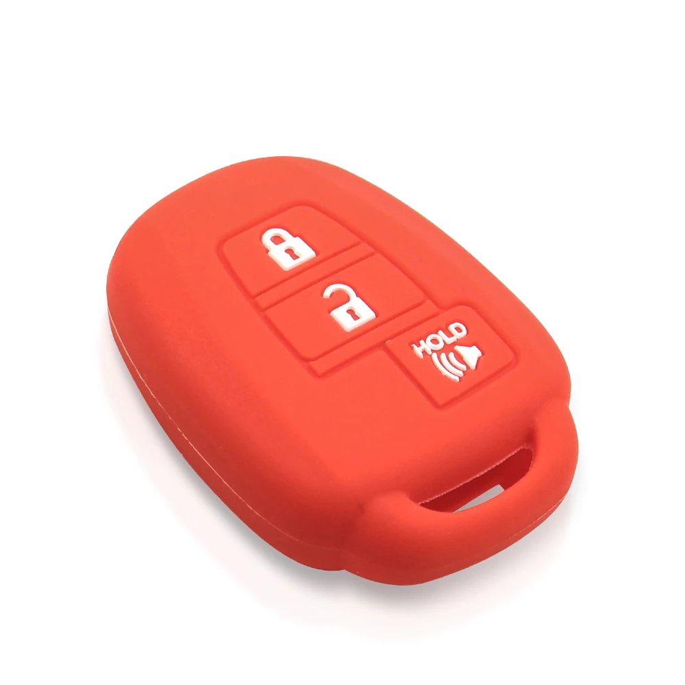 Cover in silicone chiave telecomando per Toyota Aqua Ractis Vitz RAV4 HiAce Land Cruiser - Heb272238f8f946abae3c82ac3e18af960