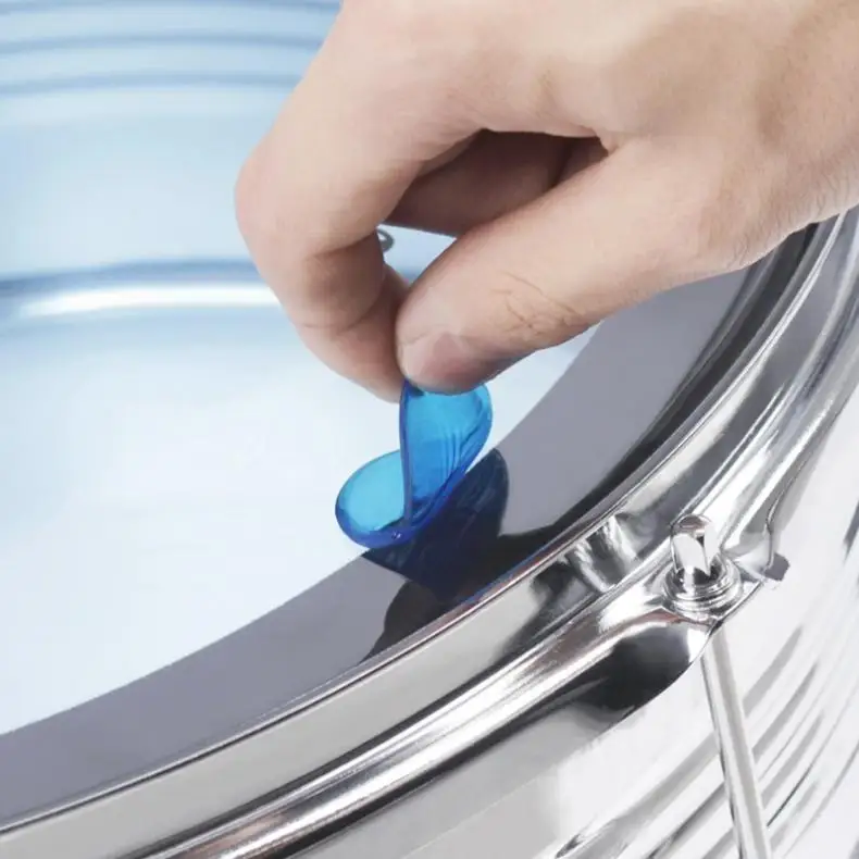 12pcs/set Drum Mute Pad Transparent Silicone Jazz Snare Drum Muffler 3 Colors Optional musical percussion instruments snare drum practice pad