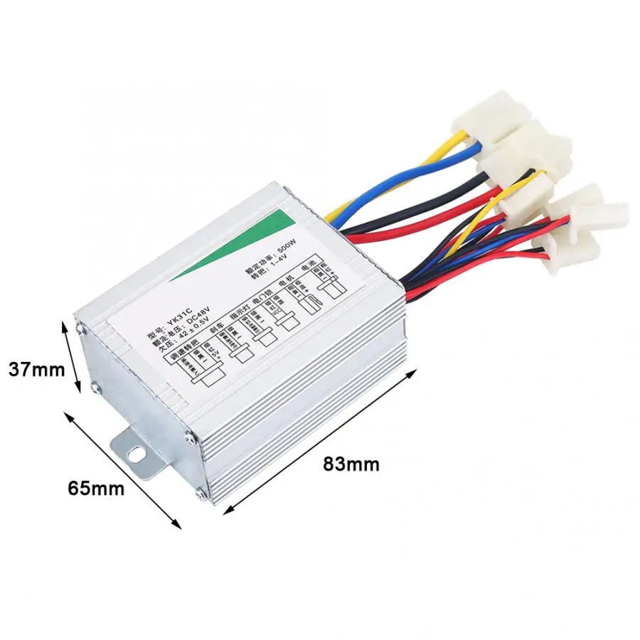 48V 500W с долговечным двигателем Матовый контроллер коробка для электрического велосипеда Скутер E-велосипед, способный преодолевать Броды для Аксессуары для электрического велосипеда