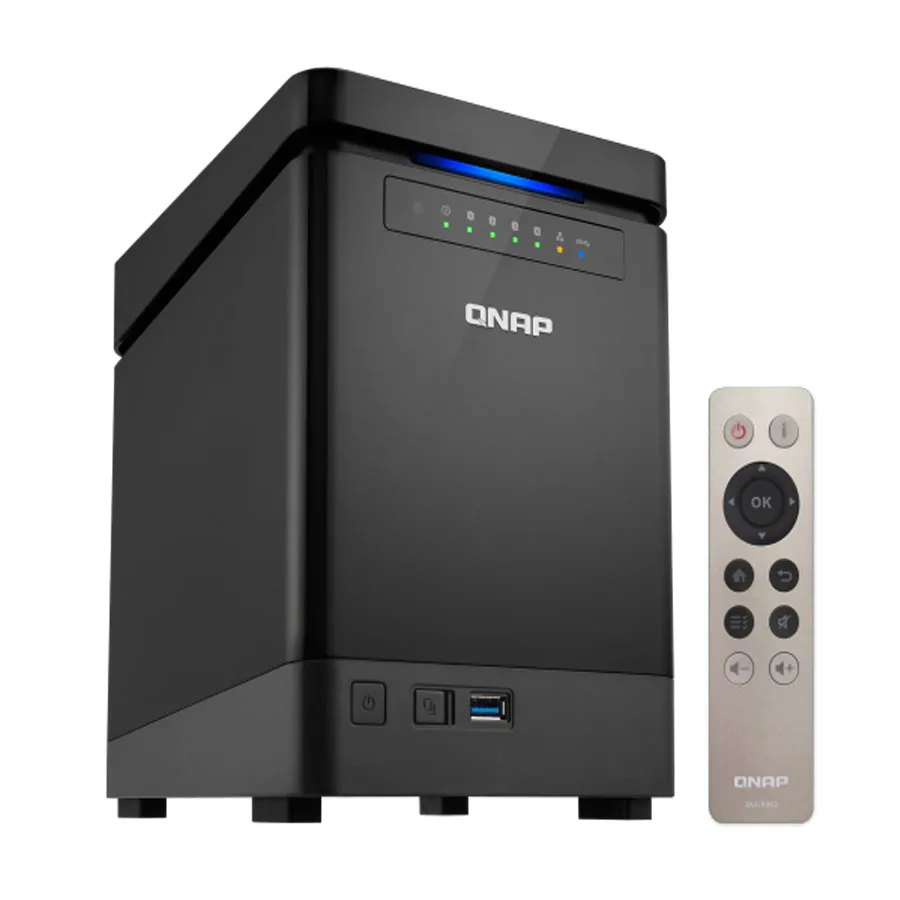 QNAP 4 Bay NAS TS 453Bmini Intel Celeron Apollo Lake J3455 четыре ядра бездисковый 8 ГБ ОЗУ SATA 6|Сетевые