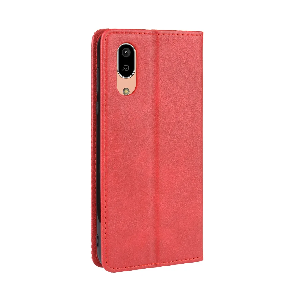 Магнитный винтажный кожаный чехол Премиум Coque для Sharp Aquos Sense 3 Lite Sense3 Lite SH-RM12 чехол с откидной крышкой
