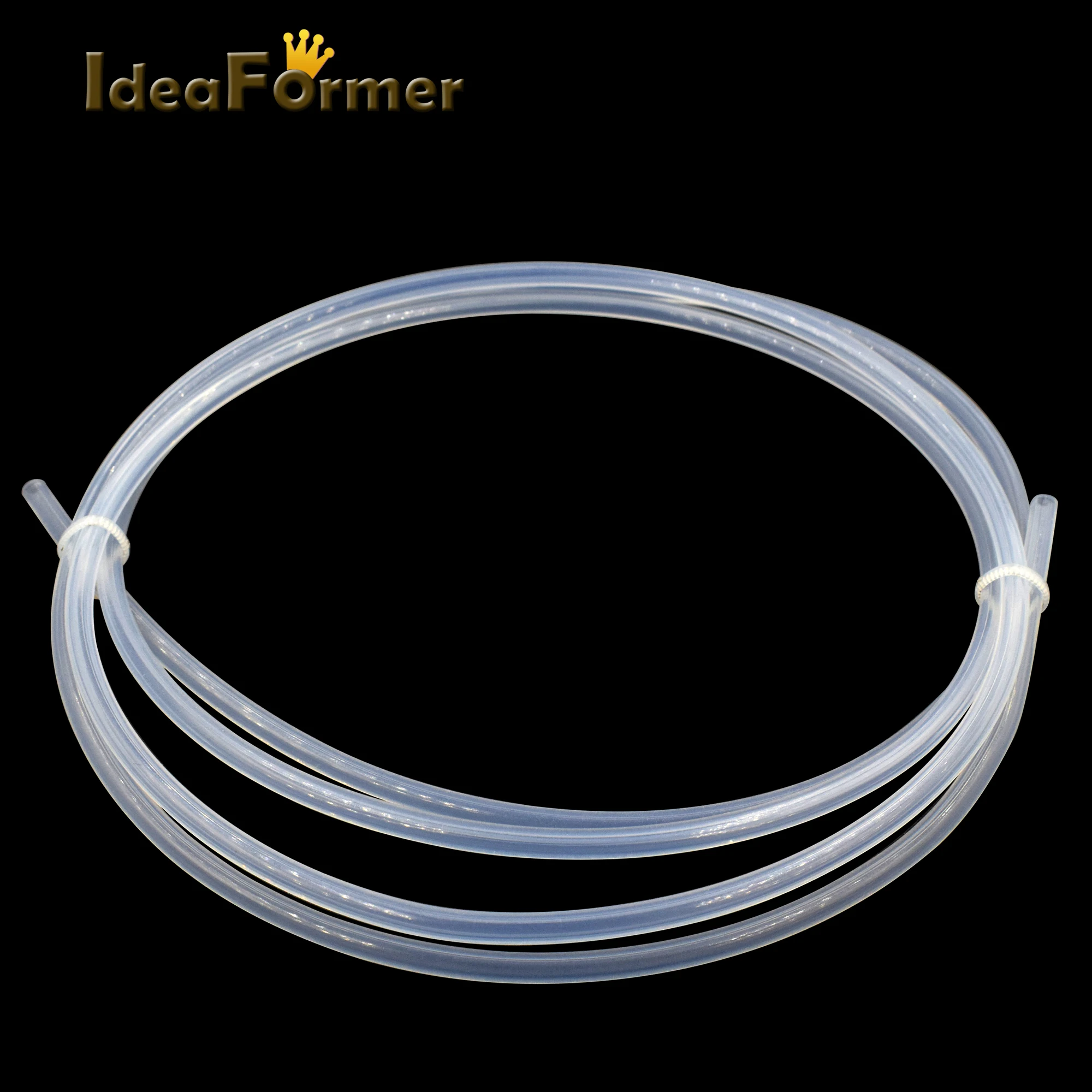 IdeaFormer 3D Printer 2*4mm Clear PFA PTFE Tube PiPe J-head Hotend RepRap Rostock Bowden Extruder for E3d V5/V6 1.75MM Filament images - 6