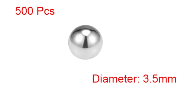 Uxcell 50-1000 шт 2 мм 2,5 мм 3 мм 3,5 мм 4 мм 4,5 мм 5 мм подшипниковые шарики 304 из нержавеющей стали G200 прецизионные шарики
