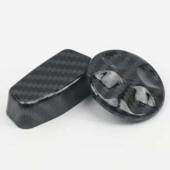

ABS Plastic Cover Trims Car Decor Carbon Fiber Style For Dodge Challenger