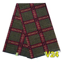 Ткань RONVITAL, восковая Ткань, хлопок, сделай сам, материал Анкара, Ткань 6 ярдов/шт,, Женская ткань