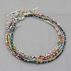 Collier ras du cou Simple en perles de rocaille pour femmes, Collier de bohème coloré fait à la main, cadeau de bijoux