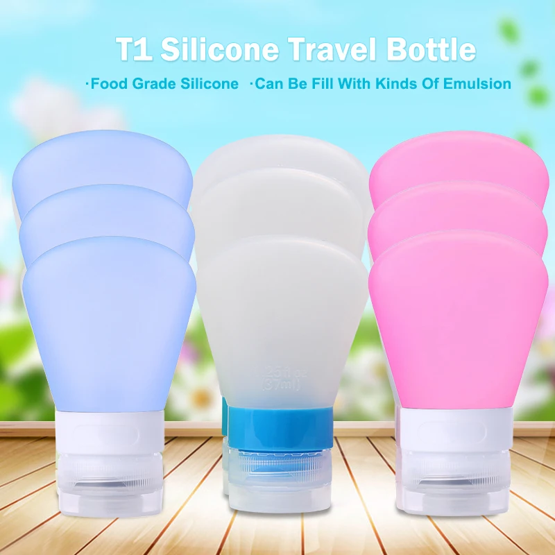Empty Silicone Travel Packing Press Bottle For Lotion Shampoo Bath Small Sample Container Multipurpose Sub-bottle squeeze bottle