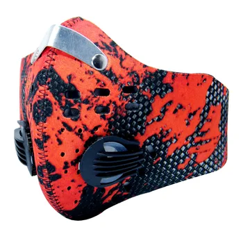 

Tactical Activited Carbon Mask Cycling Sports Running Outdoor Face Filter Half Airsoft Bicycle Bike Suitable for Adult Facemask