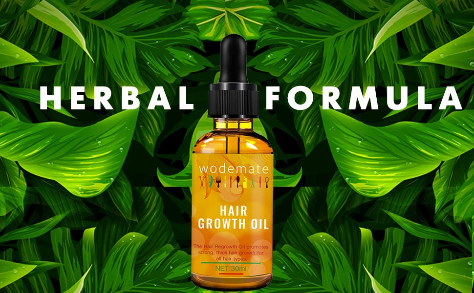 Crescimento do Cabelo Cuidados com o Cabelo para Homens Wodemate Gengibre Soro Óleo Essencial Rápido Natural Perda Tratamento Reparação Danificado 1 Floz 4 Apliques e perucas