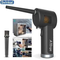 Plumeau d'air sans fil, remplacement de bidons de gaz comprimé, souffleur rechargeable pour ordinateur, nettoyage du clavier et des appareils électroniques 