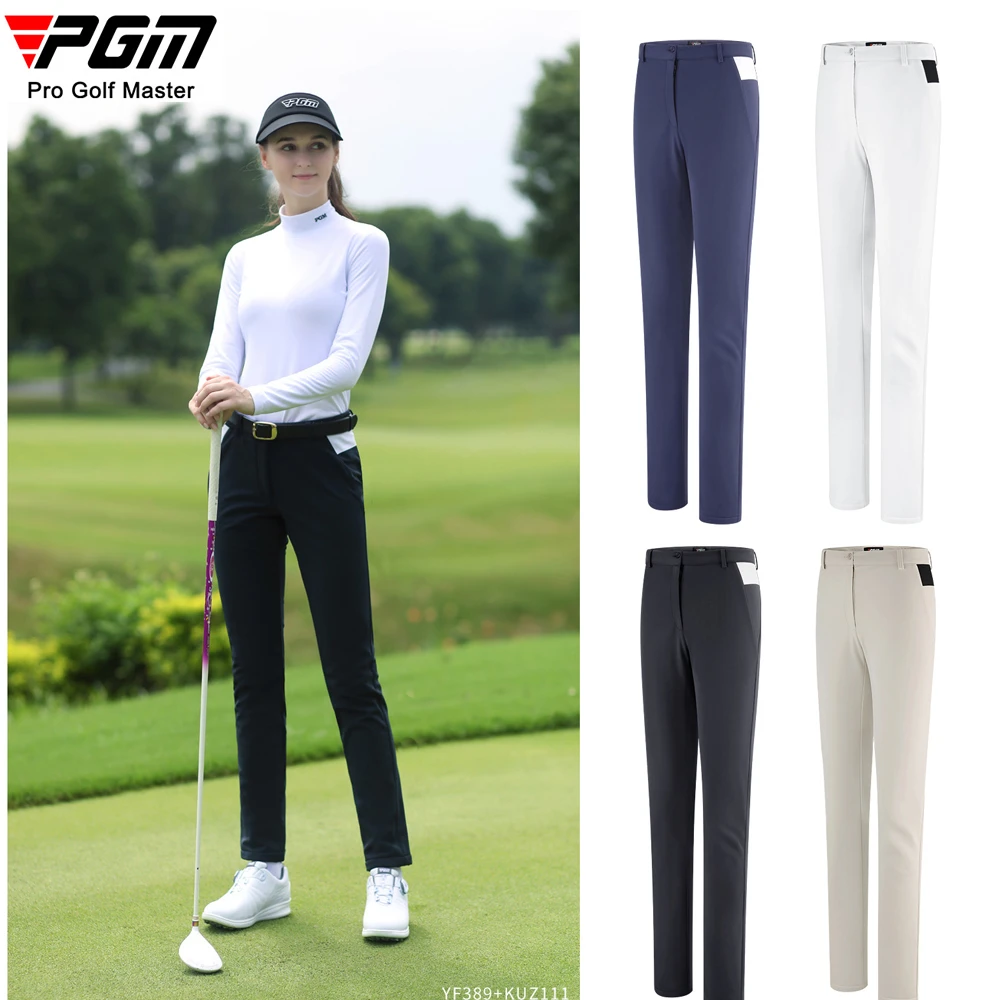 Pantalones de Golf para mujer, ropa deportiva para mantener el calor, 4 negro, blanco, azul marino y caqui, para primavera, otoño invierno, regalo|Pantalones de golf| - AliExpress