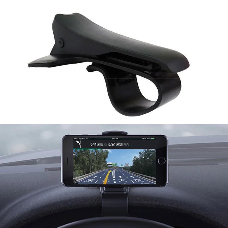 

6.5inch Dashboard Car Holder Easy Clip Car Phone Holder Universal for iPhone X 8 Samsung Note 8 OUJ99
