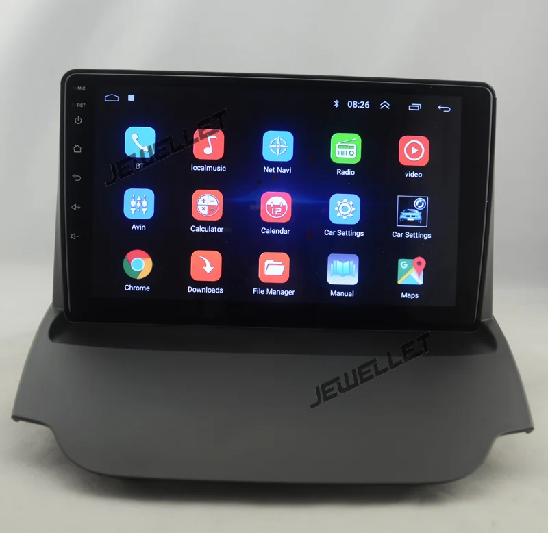 10," четырехъядерный 1024*600 HD экран Android 8,1 Автомобильный gps Радио навигатор для Ford Ecosport 2013