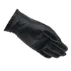 Winter Men's Fashion Sheepskin Genuine Leather Gloves Cotton Lining Winter Gloves Keep Warm Driving Riding Outdoor Black New 202 ► Photo 3/6