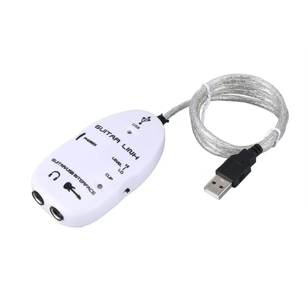 

Usb Guitar Audio Sounder Usb Guitar Sound Card Effect Guitar Computer Recording Cable