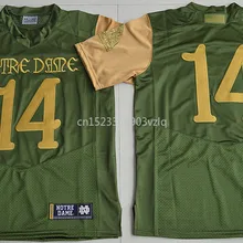 Новое поступление, высокое качество, футболка DeShone Kizer#14, спортивные майки, S-XXXL