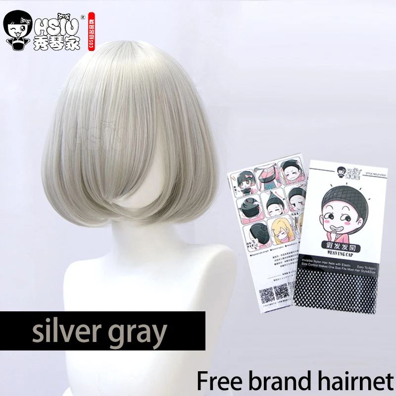 Hsiu Cosplay Wig Synthetic Short Bob Straight Hair Golden Pink Red Blue Purple For Women 35cm 23 Color Wigs & Free Cap -Zentai shop online Heb282436b6214e71b5f7e50c6296264b0.jpg