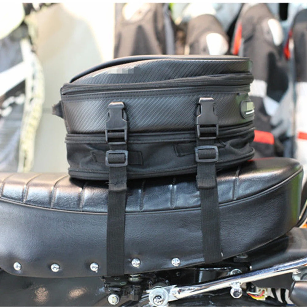 Водонепроницаемая сумка для мотоцикла 7,5-10 л, сумка для мотоцикла, багажное сиденье, крепление, коробка, ручная черная Мода