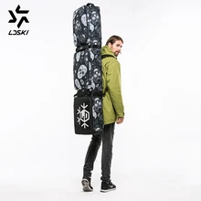 LDSKI Лыжная сумка сноуборд сумка на плечо шлем загрузки зимняя спортивная сумка DWR материал большой рюкзак сумка Мягкий светильник мешок веса