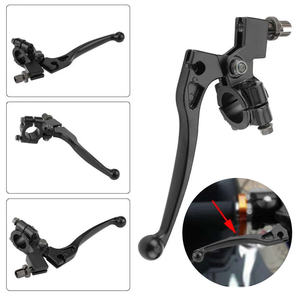 Aluminum Clutch Lever Black 1pc Grips Accessory Parts Replacement Handlebars For 50cc-125cc Bikes New