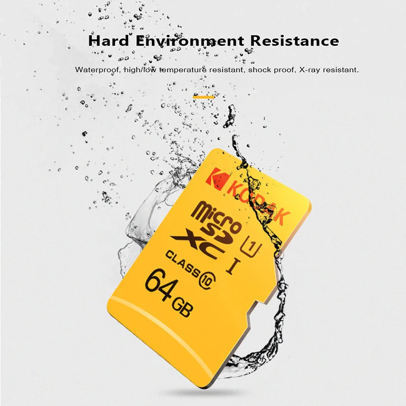 Карта памяти Kodak 128 Гб Micro SD карта TF флэш ГБ 32 64 16 microSD для телефона|Карты памяти| |