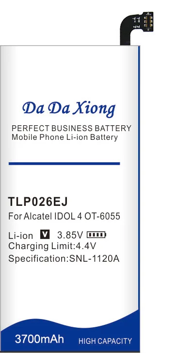 TLp026EJ батарея 3700 мАч для Alcatel idol 4 OT6055 6055H 6055Y 6055U 6055 6055K 6055B батарея+ Бесплатные инструменты