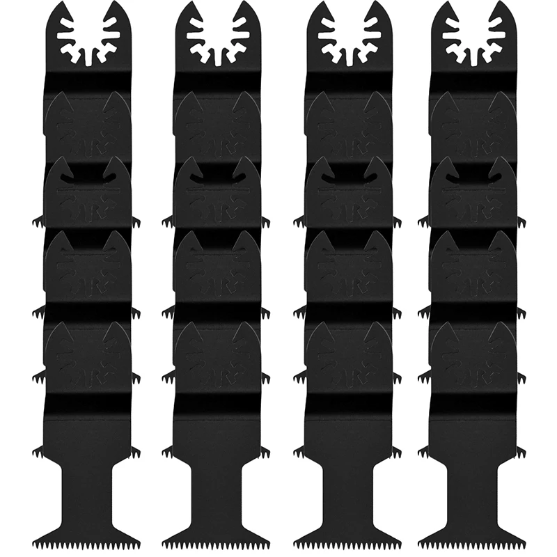 

20 Pcs Multitool Saw Blade1-3 / 4 Inch (44mm) Swing Precision Tooth Oscillating Tool Accessories