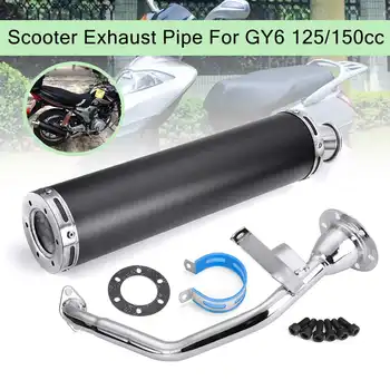 

Motorcycle Racing Exhaust Muffler Silence Silencer Muffler Exhaust Pipe for GY6 125cc 150cc Engines