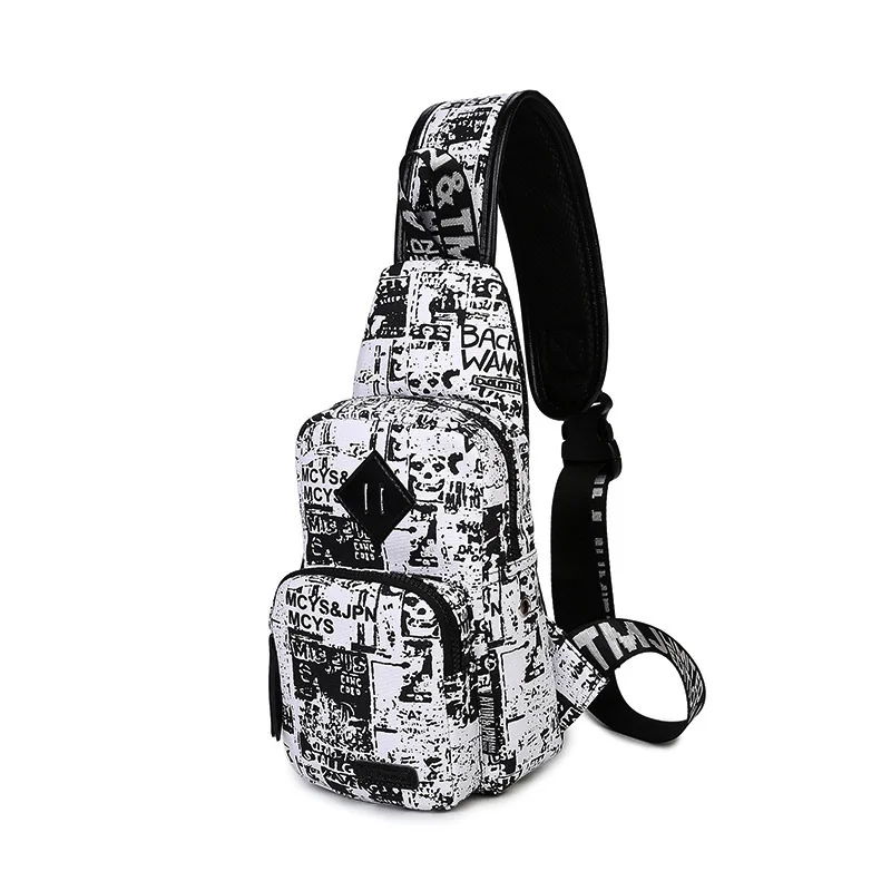 

New Style Casual Sports Chest Bag Wallet Men Shoulder Cross-body Backpack Multi-functional Fashion Oxford Chest Bag Wholesale
