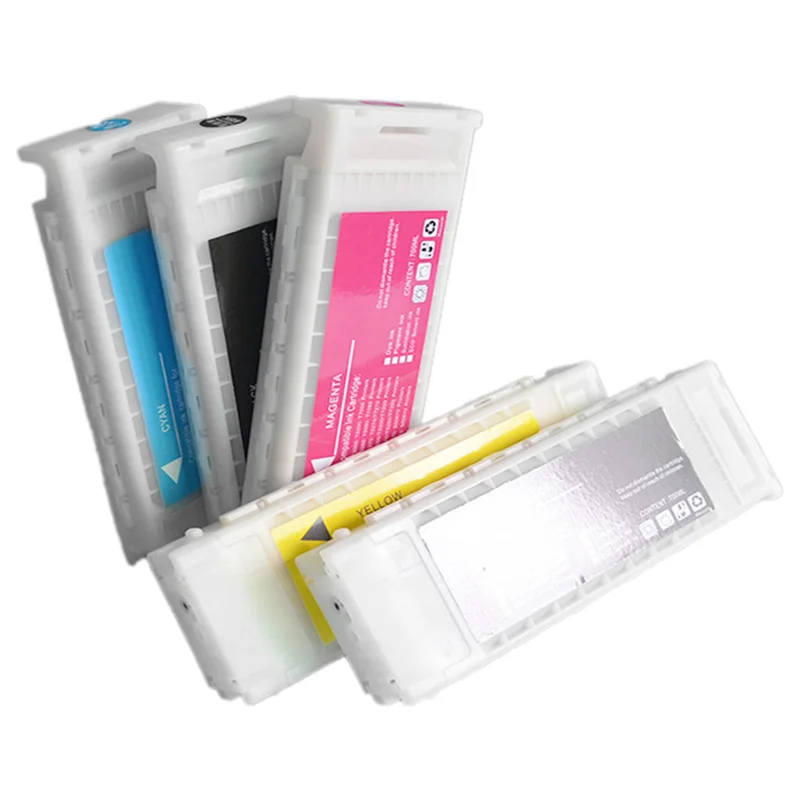 

T6941-T6945 Compatible Ink Cartridge Filled With Pigment Ink For Epson T3200 T5200 T3270 T5270 T7270 700Ml/Pc