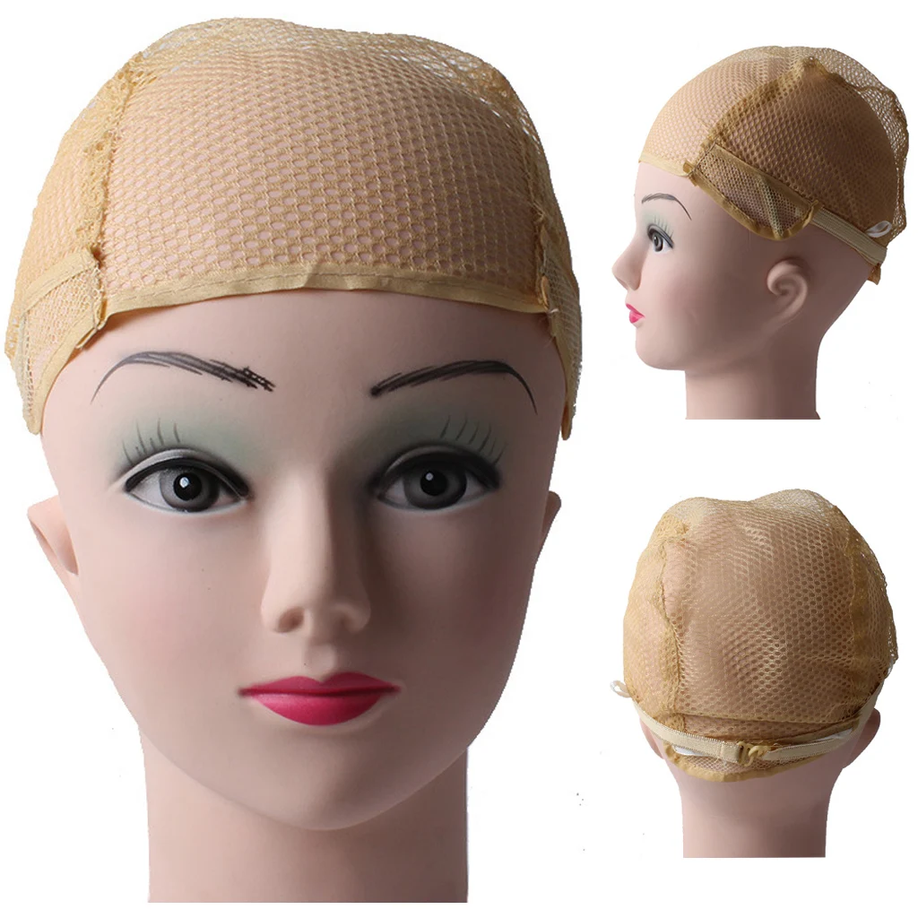 Hair Wig Weaving Cap Snood Net Stretch Mesh Liner Breathable Beige Hair Wig Weaving Cap Snood Net Stretch Mesh Liner Breathable Beige