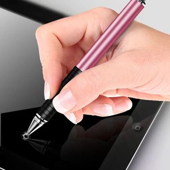 

2 In 1 Touch Screen Capacitive Stylus For Smartphone Tablet PC High Sensitive Precise Stylus Pen Multi Functional Drawing Pencil