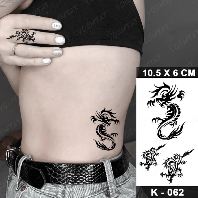Waterproof Temporary Tattoo Sticker Small Simple Line Flower Flash Tatoo Cute Leaf Finger Wrist Fake Tatto For  Body Art Women 41-K062