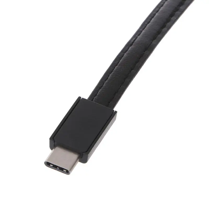 USB адаптер type C быстрое зарядное устройство металлический кабель для передачи данных брелок мини портативный