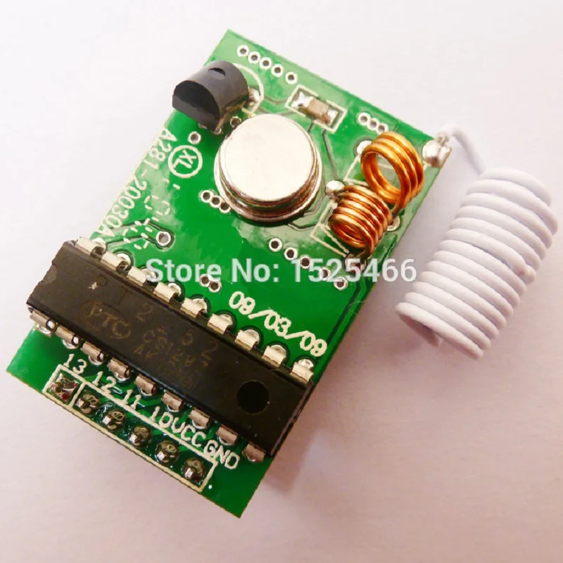 TB195 DC 3-12V 433M 4Ch PT2262 ASK OOK RF беспроводной фотомодуль для Arduino UNO MEGA2560 DUE MCU ARM |