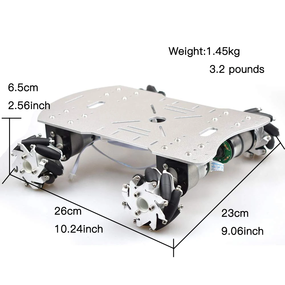 С открытым исходным кодом Smart Mecanum колеса RC автомобиль робота для Arduino 2 4G PS2 ручка