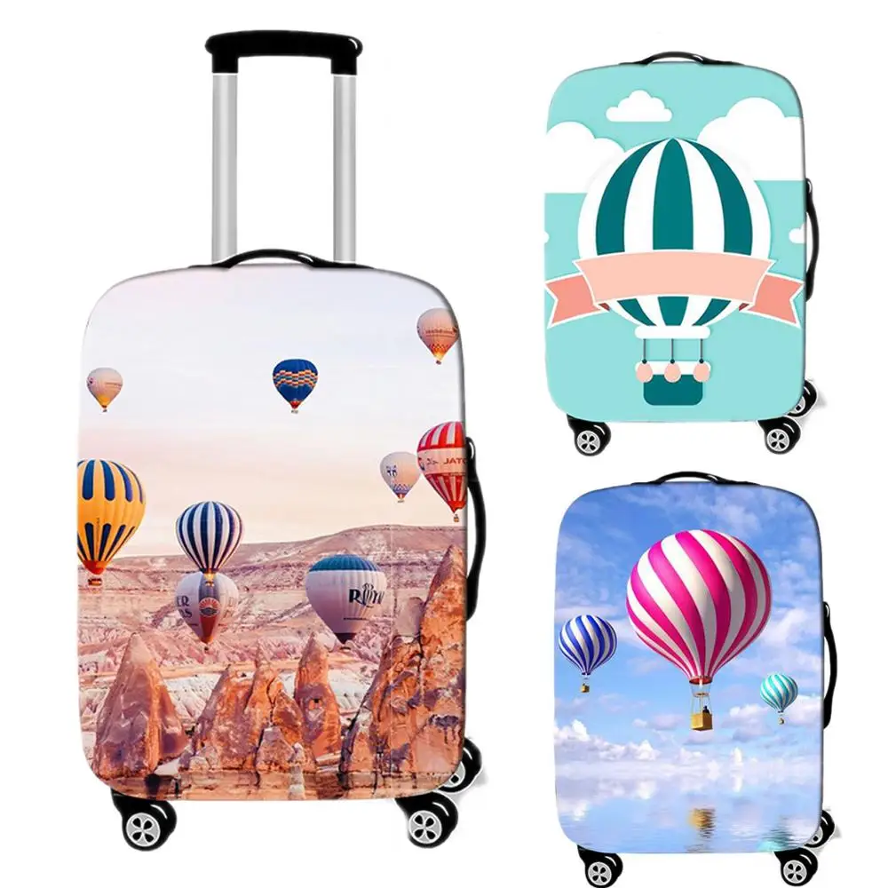 

Cute Hot Air Balloon Luggage Case Protective Cover Waterproof Thicken Elastic Suitcase Case For 18 - 32 Inche Travel Accessorie