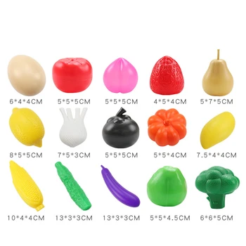 

High Performance Simulation Vegetable Handcrafted Pre-school Gift Colours ABS Miniature Durable Shopping Cart Toy